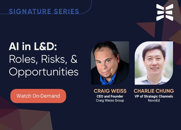 Craig Weiss on the Impact and Possibilities of AI in L&D