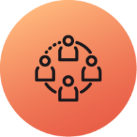 Collaboration and Peer Learning icon